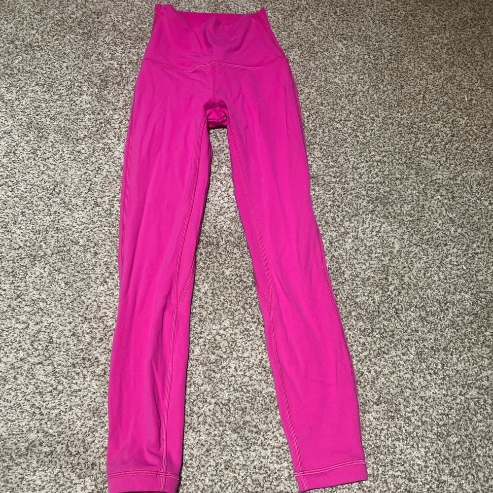 LULULEMON Sonic Pink align leggings